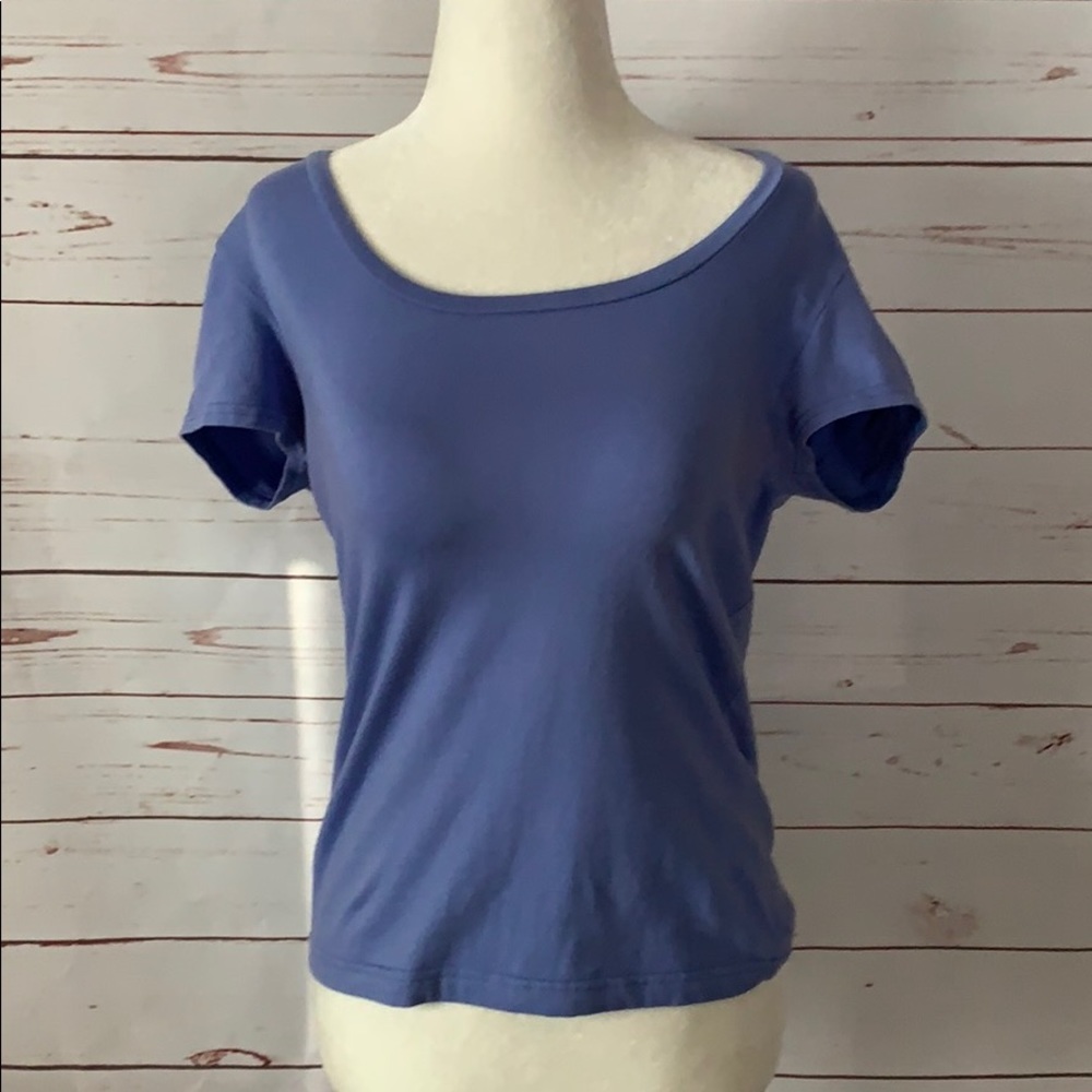 J Crew light purple stretchy top